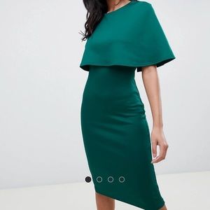ASOS forest green midi bodycon!